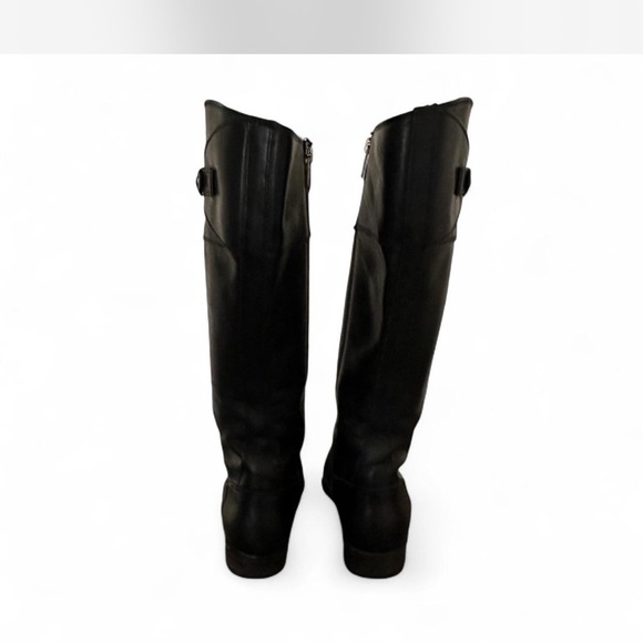Frye Black Knee-High Leather Boots - Picture 6 of 8